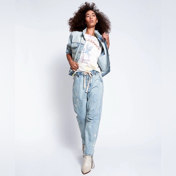 ONE TEASPOON - Kansas Safari Mid Waist Relaxed Jeans - NEW - Picture 1 of 4